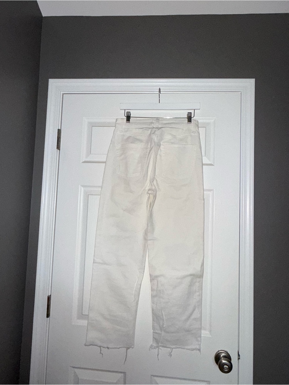 wild fable White Distressed Straight-Leg Jeans - Picture 2 of 3